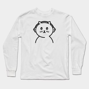 Gamer Cat Long Sleeve T-Shirt